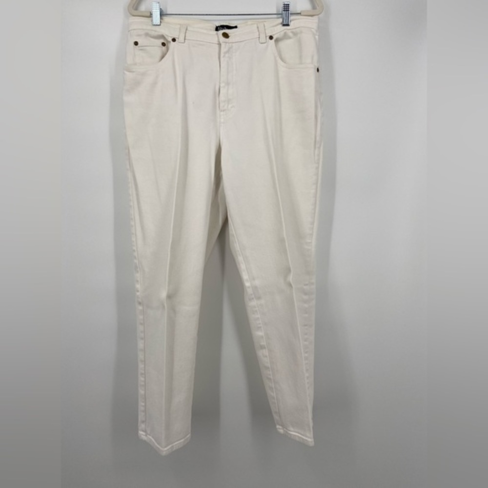 Style & Co white capris jeans, size 14 (short)‎